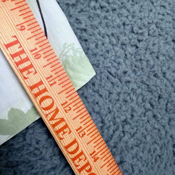 Vintage Quiksilver Hawaiian Shirt Ukiyo-e Japanese Print Green Black Men’s M - Picture 11 of 12